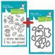 LAWN FAWN Fall Mice SET timbro+fustelle