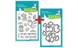 LAWN FAWN Fall Mice SET timbro+fustelle