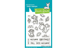 LAWN FAWN Fall Mice Clear Stamps