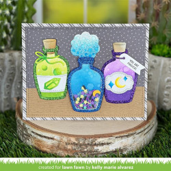 LAWN FAWN Build-A-Potion-Bottle Dies