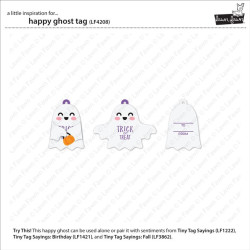 LAWN FAWN Happy Ghost Tag Dies