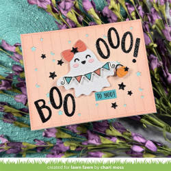 LAWN FAWN Happy Ghost Tag Dies