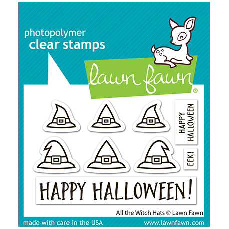 LAWN FAWN All the Witch Hats SET timbro+fustelle
