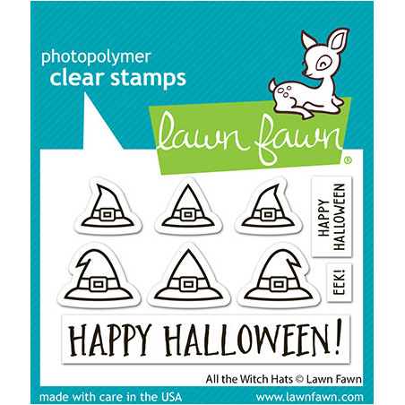 LAWN FAWN All the Witch Hats SET timbro+fustelle