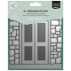 Vaessen Creative Embossing Folder Folder Christmas Door by Carla Creates