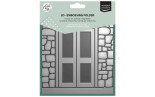 Vaessen Creative Embossing Folder Folder Christmas Door by Carla Creates