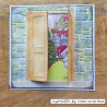 Vaessen Creative Embossing Folder Folder Christmas Door by Carla Creates