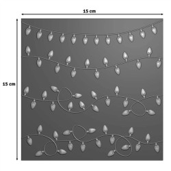 Vaessen Creative Embossing Folder Christmas Bulbs