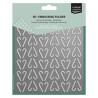 Vaessen Creative Embossing Folder Folder Candy Canes