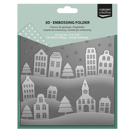 Vaessen Creative Embossing Folder Folder Snowy Landscape