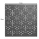 Vaessen Creative Embossing Folder Folder Christmas Ice Stars by Carla Creates
