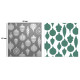 Vaessen Creative Embossing Folder + Stencil Christmas Baubles
