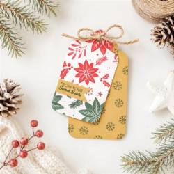 Vaessen Creative Embossing Folder + Stencil Christmas Rose