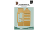 Vaessen Creative Cutting & Embossing Die Casa con Frontone a Gradoni
