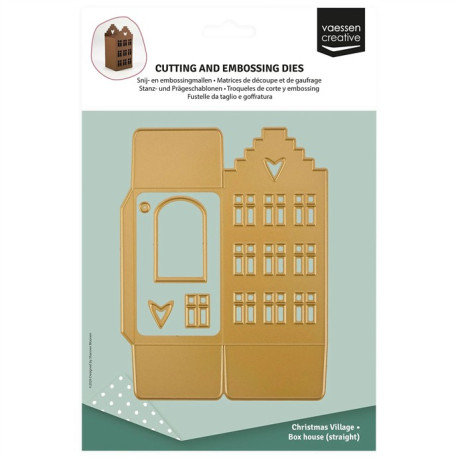 Vaessen Creative Cutting & Embossing Die Casa con Frontone a Gradoni
