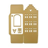 Vaessen Creative Cutting & Embossing Die Casa con Frontone a Gradoni