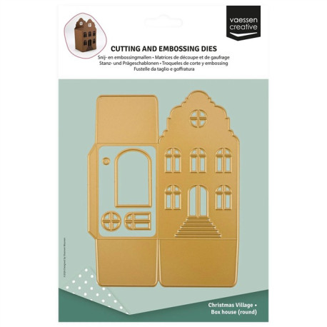Vaessen Creative Cutting & Embossing Die Casa con Frontone a Campana