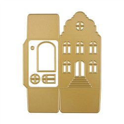 Vaessen Creative Cutting & Embossing Die Casa con Frontone a Campana