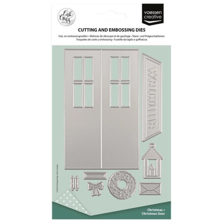 Vaessen Creative Cutting & Embossing Die Christmas Door