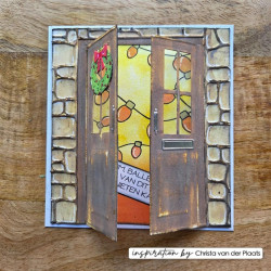 Vaessen Creative Cutting & Embossing Die Christmas Door