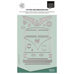 Vaessen Creative Cutting & Embossing Die Hippie Bus