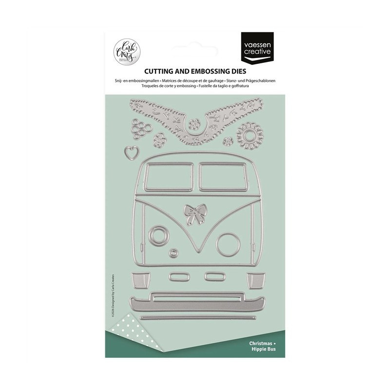 Vaessen Creative Cutting & Embossing Die Hippie Bus