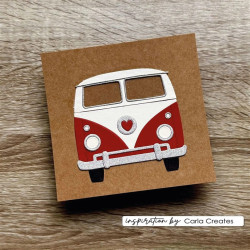 Vaessen Creative Cutting & Embossing Die Hippie Bus