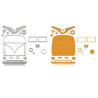 Vaessen Creative Cutting & Embossing Die Hippie Bus