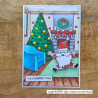 Vaessen Creative Clear Stamp CREATES CHRISTMAS LIVING ROOM by Carla Creates