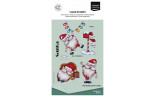 Vaessen Creative Clear Stamp CREATES CHRISTMAS SANTA 1 by Carla Creates