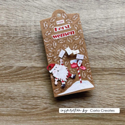 Vaessen Creative Clear Stamp CREATES CHRISTMAS SANTA 1 by Carla Creates