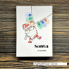 Vaessen Creative Clear Stamp CREATES CHRISTMAS SANTA 1 by Carla Creates