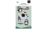 Vaessen Creative Clear Stamp CREATES CHRISTMAS PENGUIN 1 by Carla Creates