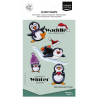 Vaessen Creative Clear Stamp CREATES CHRISTMAS PENGUIN 1 by Carla Creates