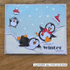 Vaessen Creative Clear Stamp CREATES CHRISTMAS PENGUIN 1 by Carla Creates