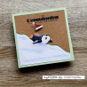Vaessen Creative Clear Stamp CREATES CHRISTMAS PENGUIN 1 by Carla Creates