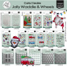 Vaessen Creative Clear Stamp CREATES CHRISTMAS PENGUIN 1 by Carla Creates
