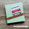 Vaessen Creative Clear Stamp CREATES CHRISTMAS HIPPIE BUS by Carla Creates