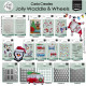 Vaessen Creative Clear Stamp CREATES CHRISTMAS LIGHTS by Carla Creates