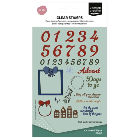 Vaessen Creative Clear Stamp Advent