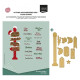 Vaessen Creative Stamp & Die Set Northpole Signposts