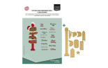 Vaessen Creative Stamp & Die Set Northpole Signposts
