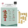 Vaessen Creative Stamp & Die Set Northpole Signposts