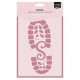 Vaessen Creative Stencil Shoe Santa Claus A4