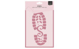 Vaessen Creative Stencil Shoe Santa Claus A4