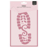 Vaessen Creative Stencil Shoe Santa Claus A4