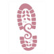 Vaessen Creative Stencil Shoe Santa Claus A4