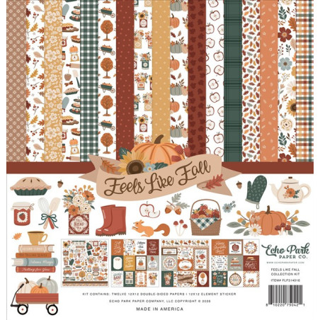 Echo Park Feels Like Fall Collection Kit 30x30cm