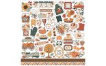 Echo Park Feels Like Fall Element Sticker 30x30cm