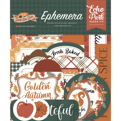 Echo Park Feels Like Fall Ephemera 33pz